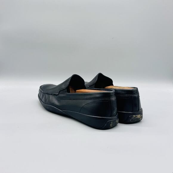 Cole Haan Shoes Mens 9 Black Leather Moc Toe Loafers Slip On Dress Comfort main image 10